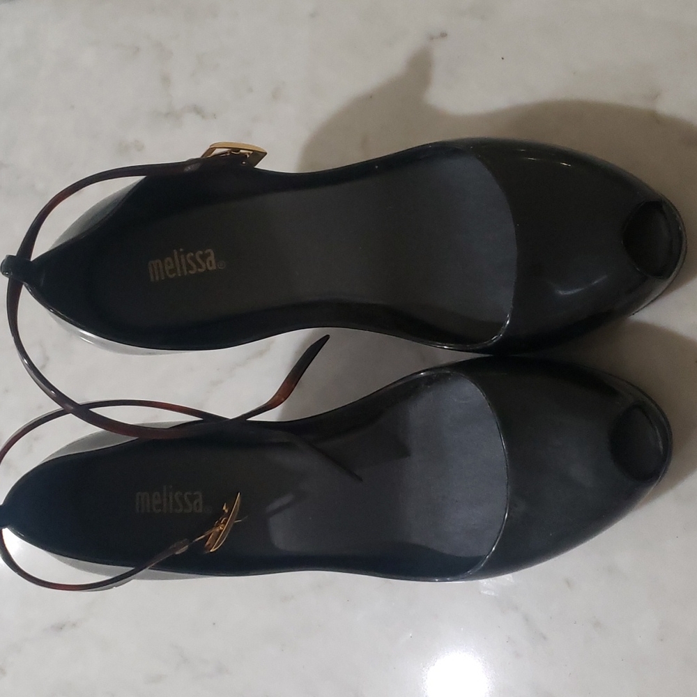 Melissa blk wedges